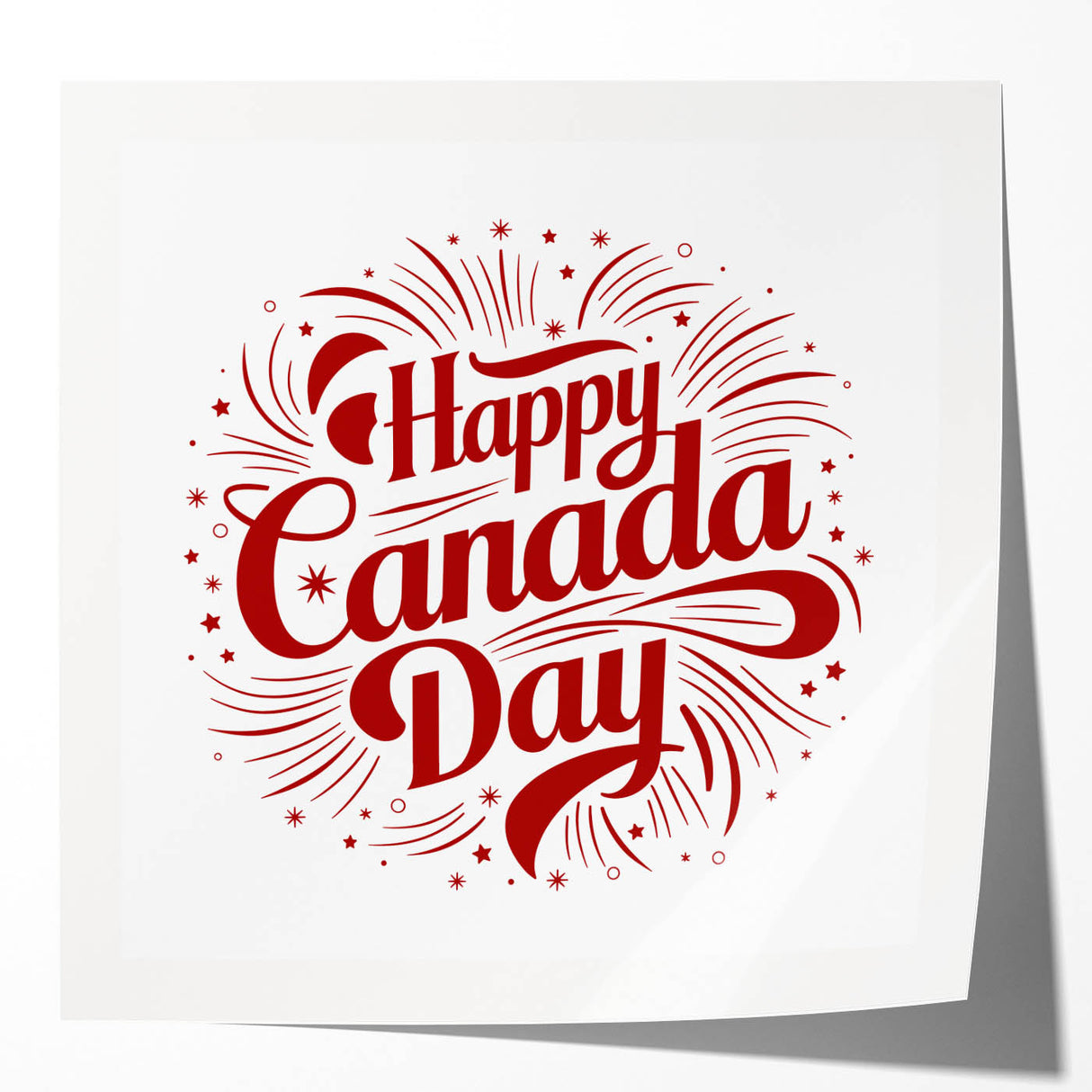 Canada Day Decorations - Patriotic Canadian Wall Art & Maple Leaf Prints