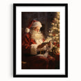 Santa’s Cozy Christmas Night – Classic Christmas Wall Decorations