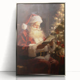 Santa’s Cozy Christmas Night – Classic Christmas Wall Decorations