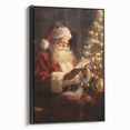 Santa’s Cozy Christmas Night – Classic Christmas Wall Decorations