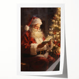 Santa’s Cozy Christmas Night – Classic Christmas Wall Decorations