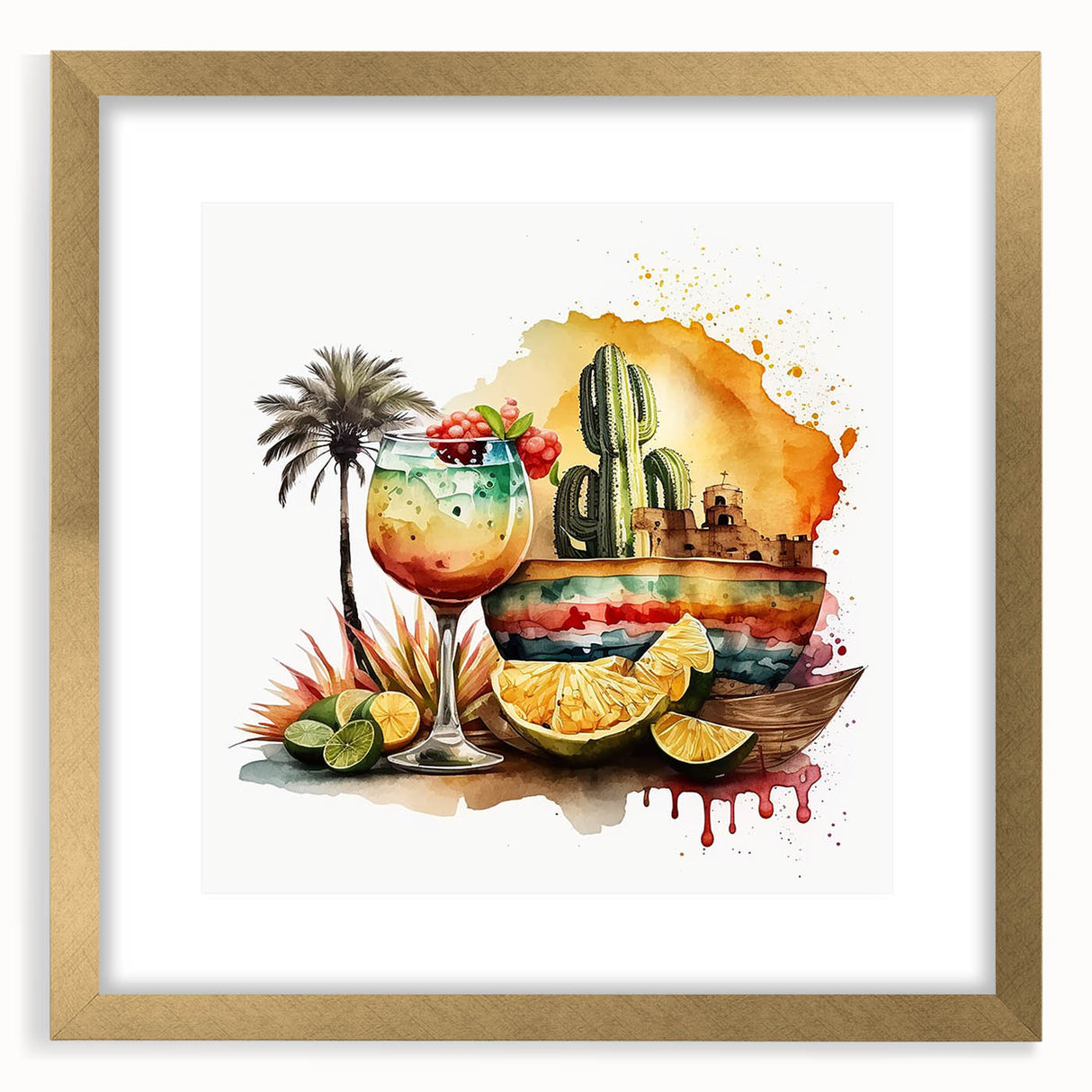 Mexican Fiesta Cinco de Mayo Decor - Mexican Party Wall Art