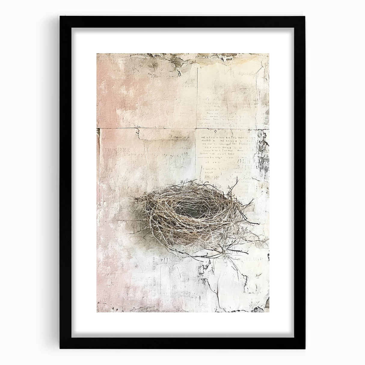 Rustic Bird's Nest - Easter Wall Art, Easter Canvas Prints, Home Decor
