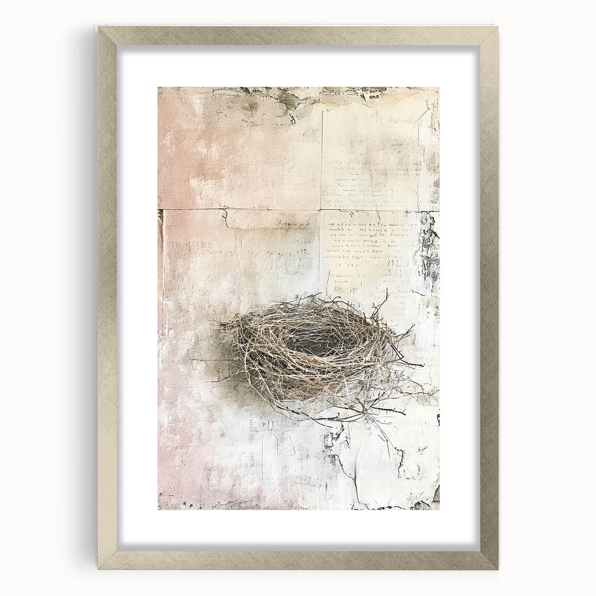 Rustic Bird's Nest - Easter Wall Art, Easter Canvas Prints, Home Decor