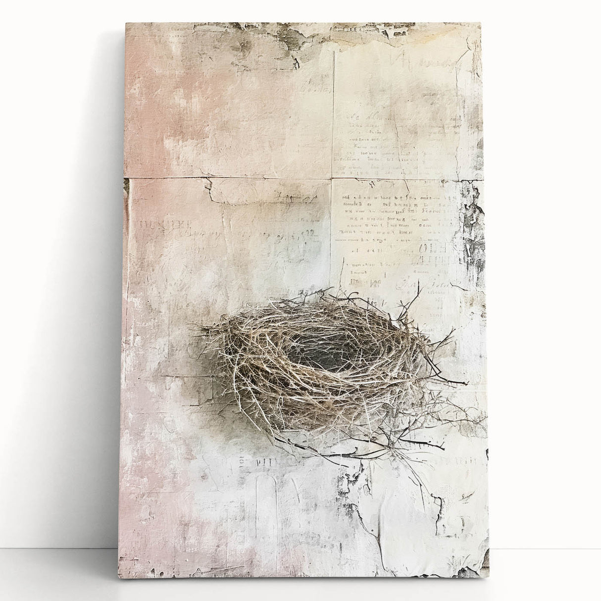 Rustic Bird's Nest - Easter Wall Art, Easter Canvas Prints, Home Decor