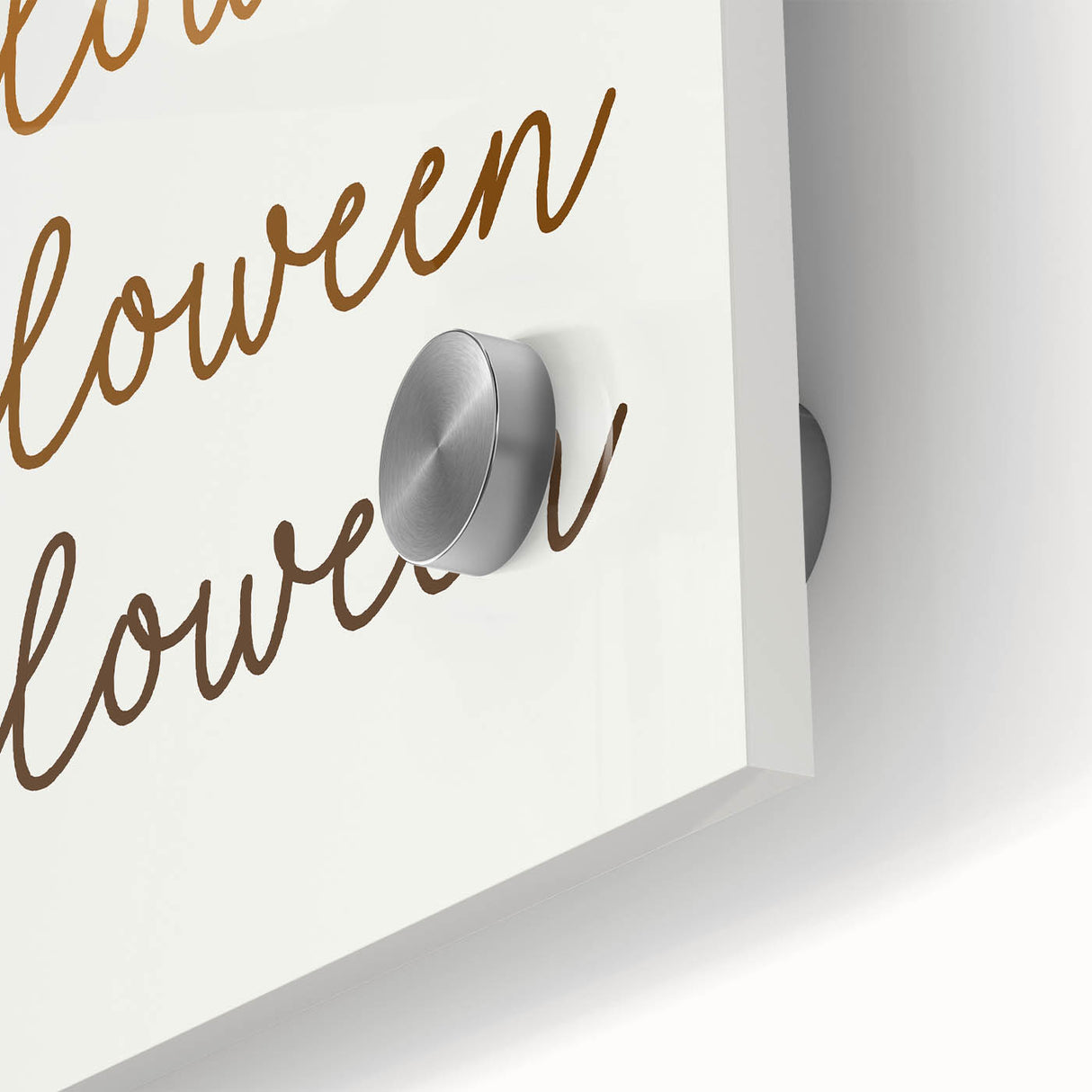 Minimalist Halloween Typography Wall Art - Halloween Wall Decor