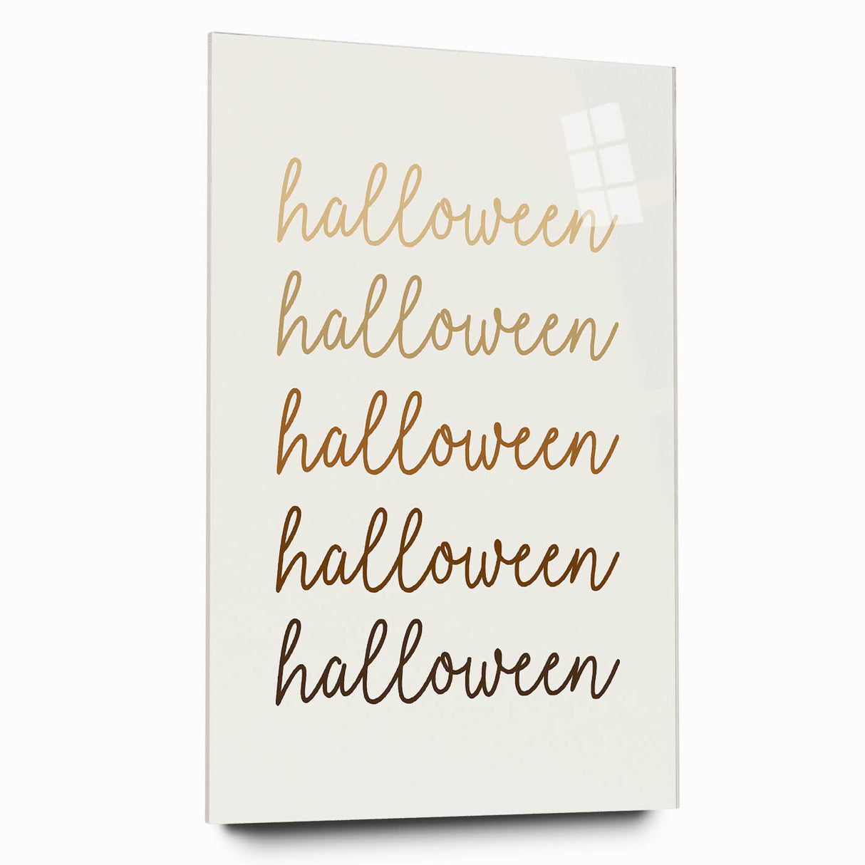 Minimalist Halloween Typography Wall Art - Halloween Wall Decor