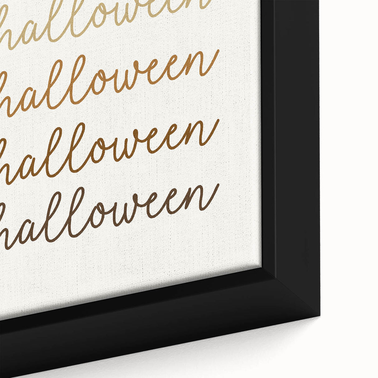 Minimalist Halloween Typography Wall Art - Halloween Wall Decor