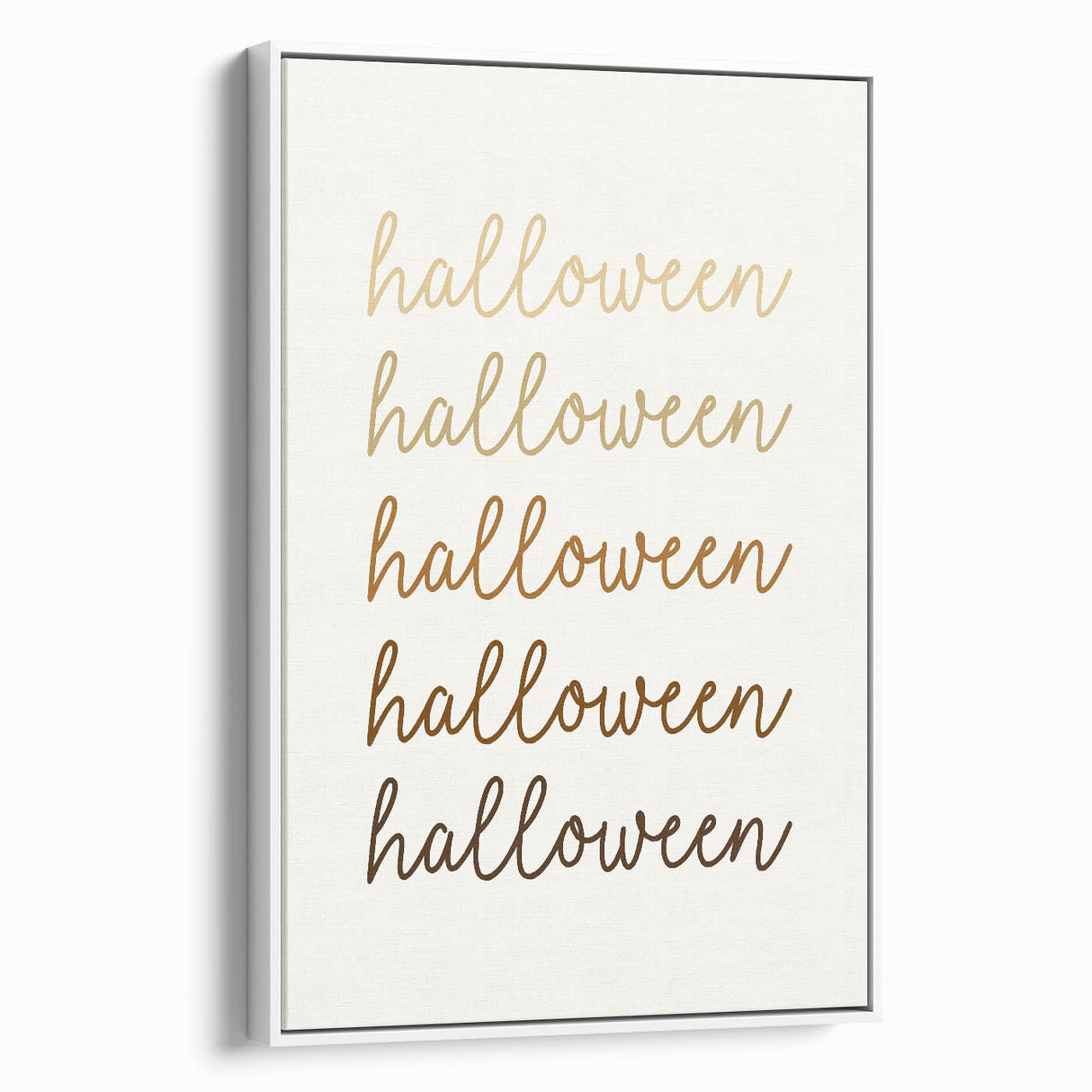 Minimalist Halloween Typography Wall Art - Halloween Wall Decor