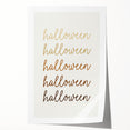 Minimalist Halloween Typography Wall Art - Halloween Wall Decor