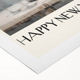 Elegant Champagne Toast - New Year's Eve Wall Art Print