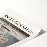 Elegant Champagne Toast - New Year's Eve Wall Art Print