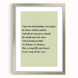 Irish Blessing St. Patrick’s Day Wall Art – Celtic Wall Art Print