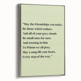 Irish Blessing St. Patrick’s Day Wall Art – Celtic Wall Art Print