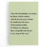 Irish Blessing St. Patrick’s Day Wall Art – Celtic Wall Art Print