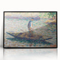A Fisherman - Pointillist Impressionism by Georges Seurat