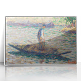 A Fisherman - Pointillist Impressionism by Georges Seurat