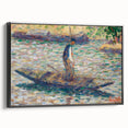 A Fisherman - Pointillist Impressionism by Georges Seurat
