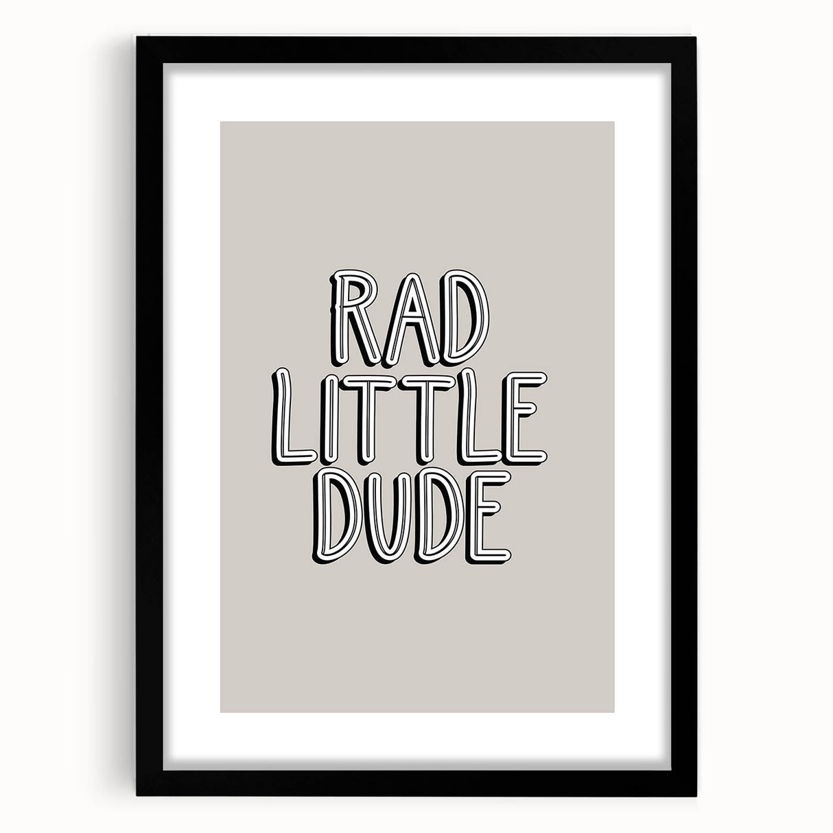 Rad Little Dude - Boys Bedroom Art Kids Wall Art Prints