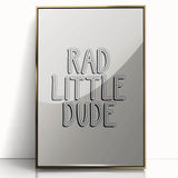 Rad Little Dude - Boys Bedroom Art Kids Wall Art Prints