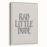 Rad Little Dude - Boys Bedroom Art Kids Wall Art Prints