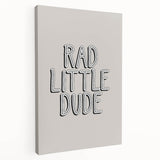 Rad Little Dude - Boys Bedroom Art Kids Wall Art Prints