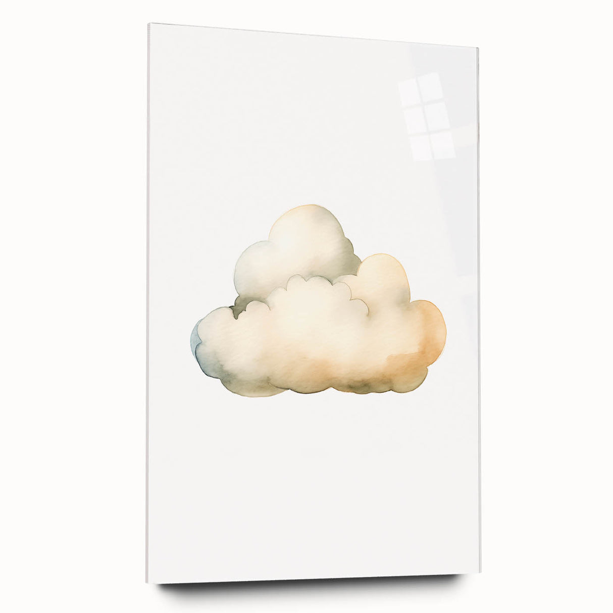 Dreamy Watercolor Cloud Nursery Wall Art - Baby Room Decor