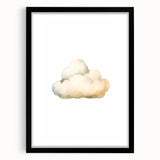 Dreamy Watercolor Cloud Nursery Wall Art - Baby Room Decor