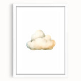 Dreamy Watercolor Cloud Nursery Wall Art - Baby Room Decor