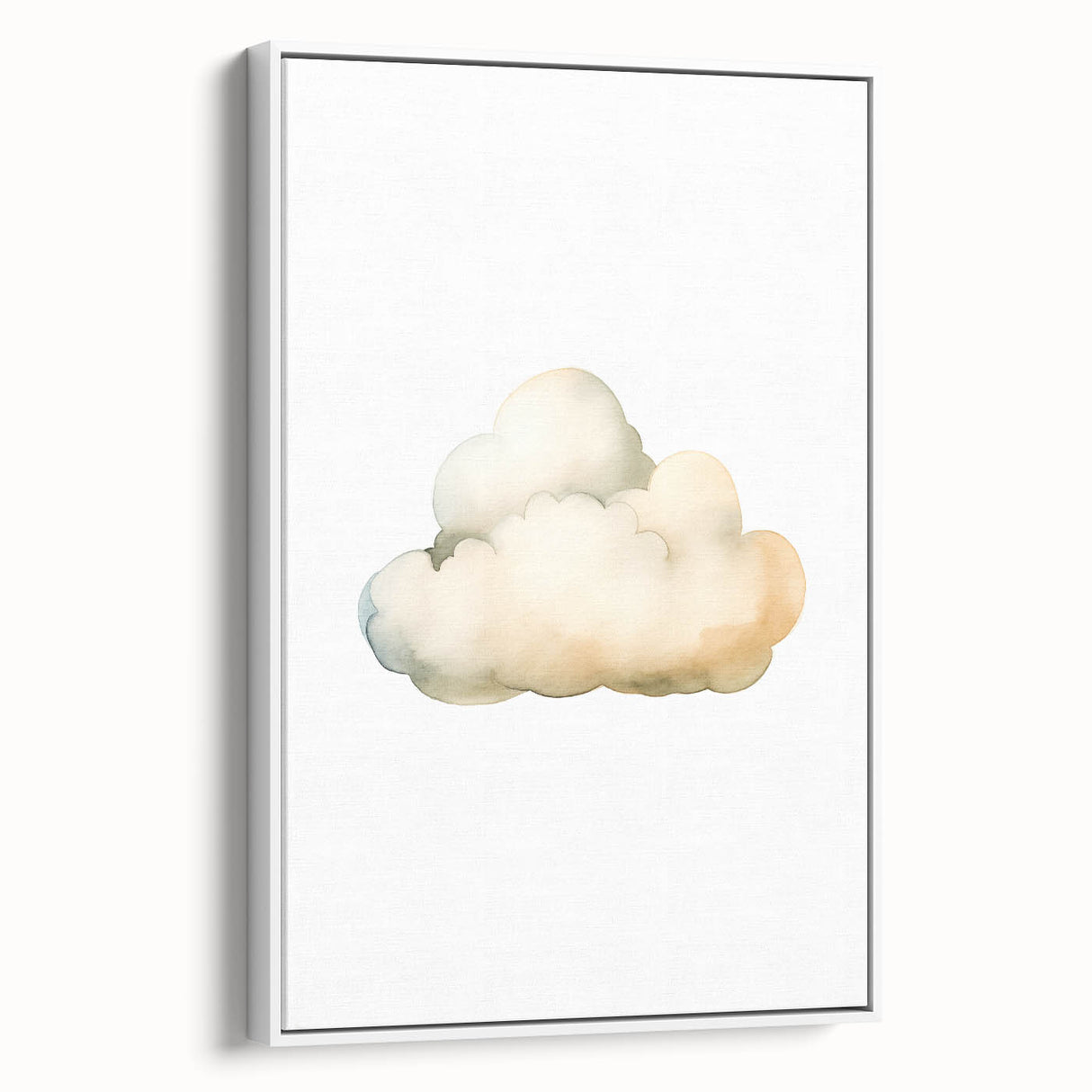 Dreamy Watercolor Cloud Nursery Wall Art - Baby Room Decor