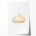 Dreamy Watercolor Cloud Nursery Wall Art - Baby Room Decor