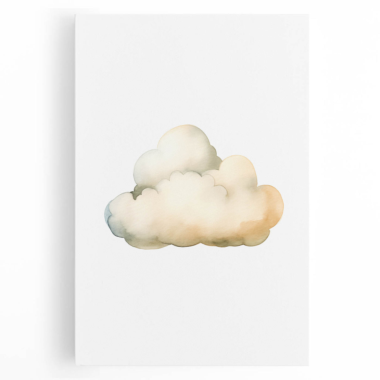 Dreamy Watercolor Cloud Nursery Wall Art - Baby Room Decor