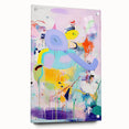 Canvas Art for Kids - Abstract Elephant Nursery Wall Decor