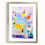 Canvas Art for Kids - Abstract Elephant Nursery Wall Decor
