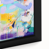 Canvas Art for Kids - Abstract Elephant Nursery Wall Decor