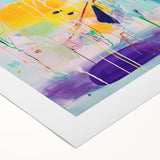 Canvas Art for Kids - Abstract Elephant Nursery Wall Decor