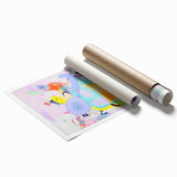 Canvas Art for Kids - Abstract Elephant Nursery Wall Decor