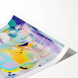 Canvas Art for Kids - Abstract Elephant Nursery Wall Decor