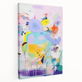 Canvas Art for Kids - Abstract Elephant Nursery Wall Decor
