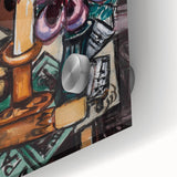 Modern Still Life with Candle - Contemporary Art Print for Trendy Decor