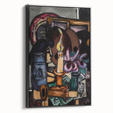 Modern Still Life with Candle - Contemporary Art Print for Trendy Decor