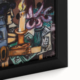 Modern Still Life with Candle - Contemporary Art Print for Trendy Decor