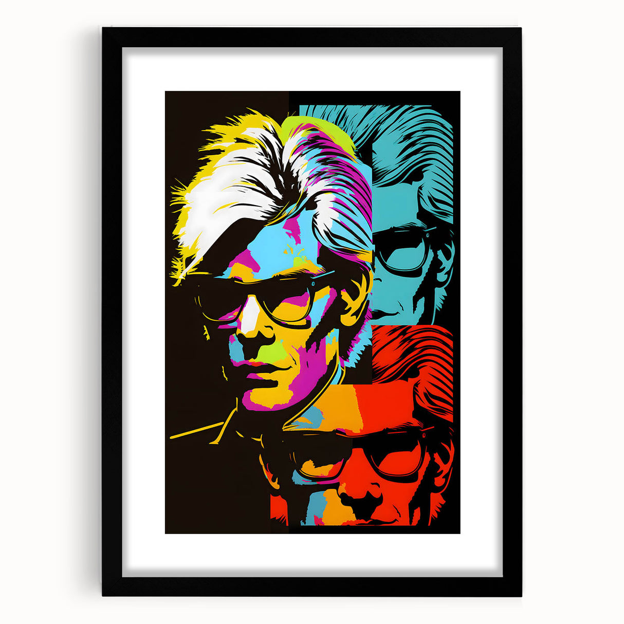 Colorful Pop Art Wall Art – Modern Retro Canvas Print