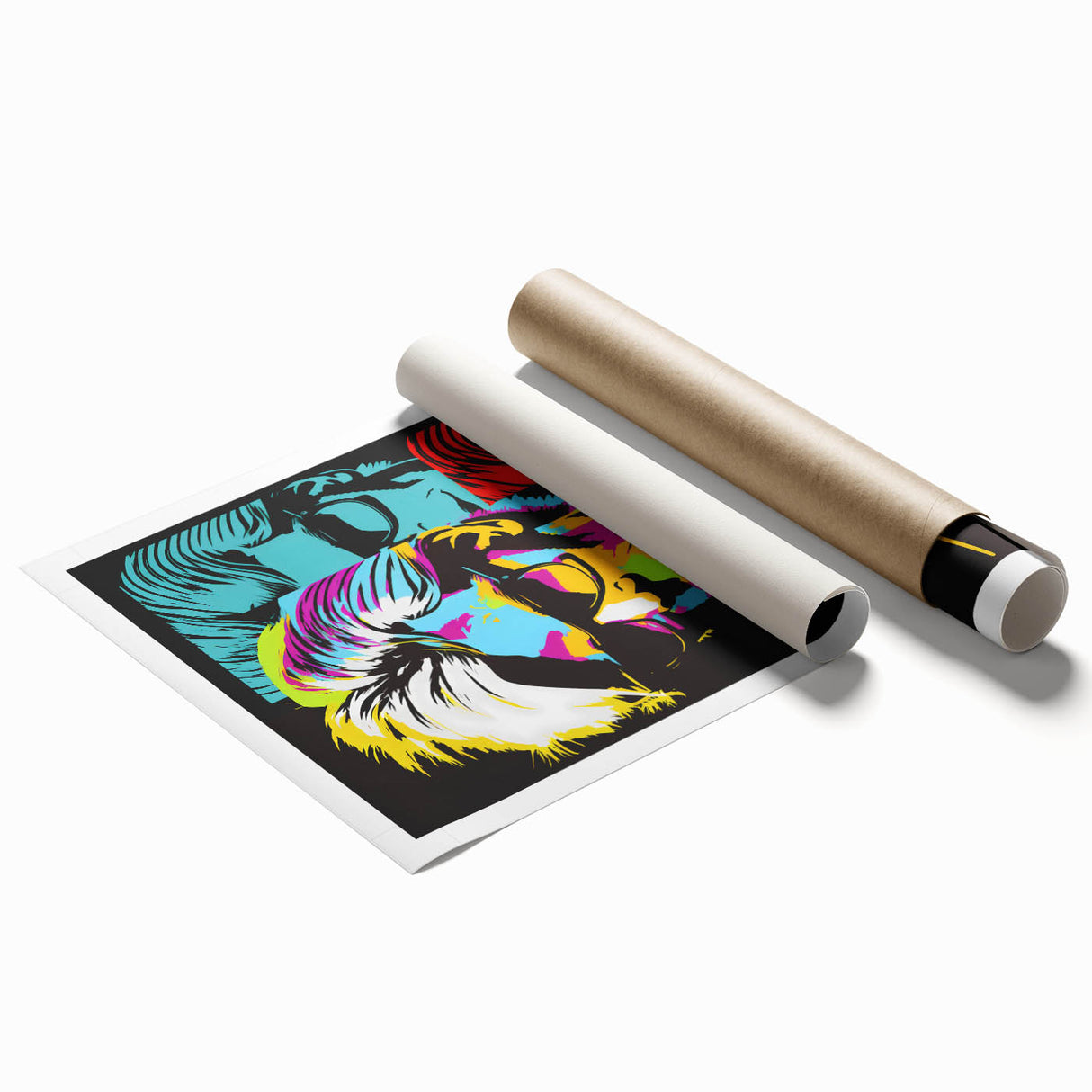 Colorful Pop Art Wall Art – Modern Retro Canvas Print