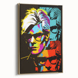 Colorful Pop Art Wall Art – Modern Retro Canvas Print
