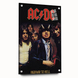 Retro AC/DC Highway to Hell Poster - Vintage 1979 Tour Wall Art