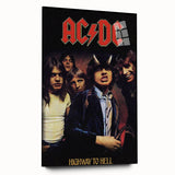 Retro AC/DC Highway to Hell Poster - Vintage 1979 Tour Wall Art