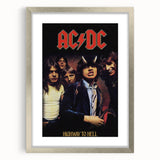 Retro AC/DC Highway to Hell Poster - Vintage 1979 Tour Wall Art
