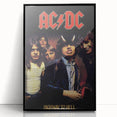 Retro AC/DC Highway to Hell Poster - Vintage 1979 Tour Wall Art