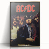 Retro AC/DC Highway to Hell Poster - Vintage 1979 Tour Wall Art